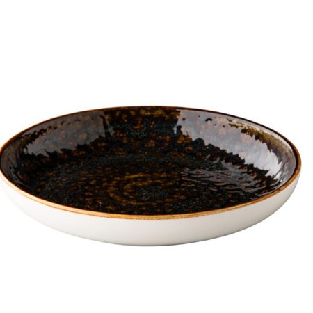 Jersey diep rond bord bruin 26,5 cm