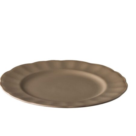 Blossom bord bruin 28 cm