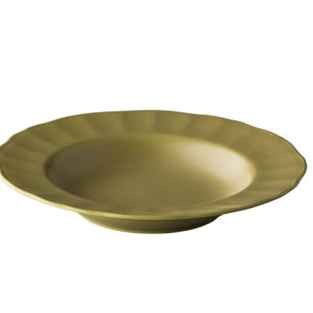 Blossom diep bord groen 22,9 cm