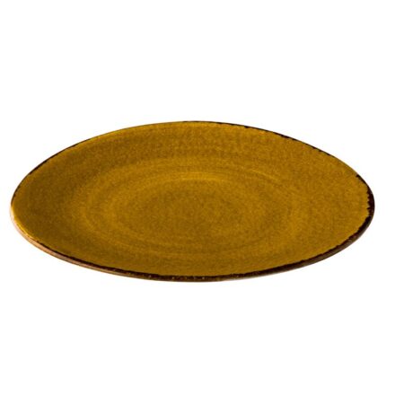 Jersey bord driehoekig geel 27 cm