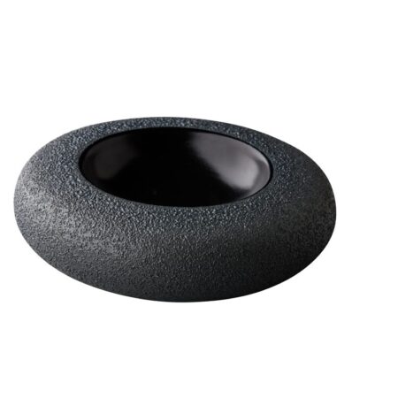 Donut kom vulcano zwart 17 cm