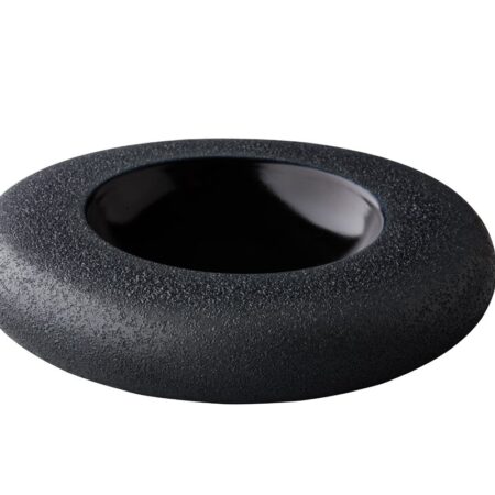 Donut kom vulcano zwart 22 cm