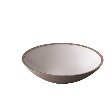 Concrete schaal wit 24,5 cm