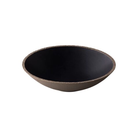 Concrete schaal zwart 24,5 cm