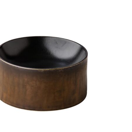 Torenbord zwart satijn / goud 16 x 7,8 cm