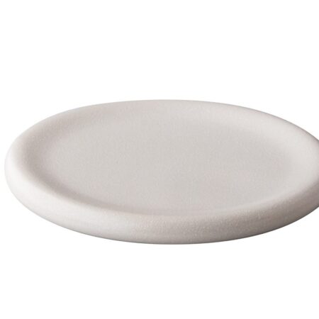 Plat bord satijn white 24,5 cm