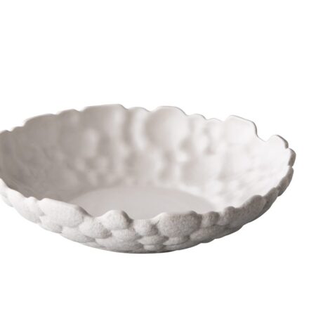 Kom coupe bubble wit 24 x 5,5 cm