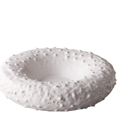 Donut kom spiked wit 22 cm