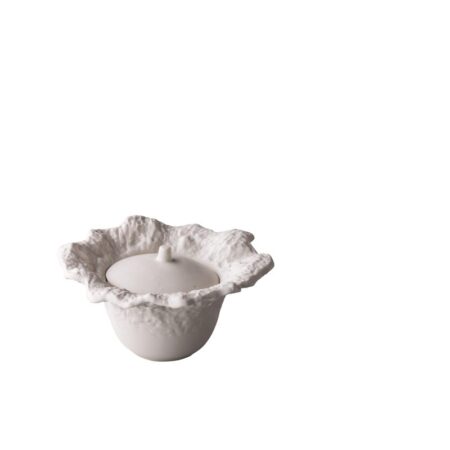 Everest kom op voet met deksel 12 cm