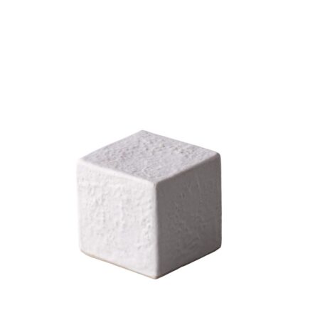 Kubus rustiek wit 6 x 6 x 6 cm