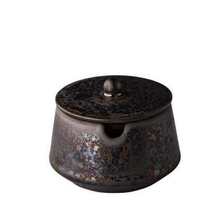 Kannetje met deksel bronze 8,4 x 6,3 cm