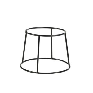 Zwarte anti-slip verhoger round 20 x 25 cm