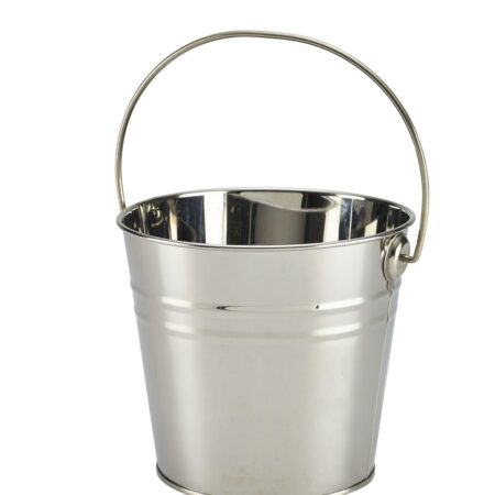 RVS sharing emmer medium zilver 16 cm