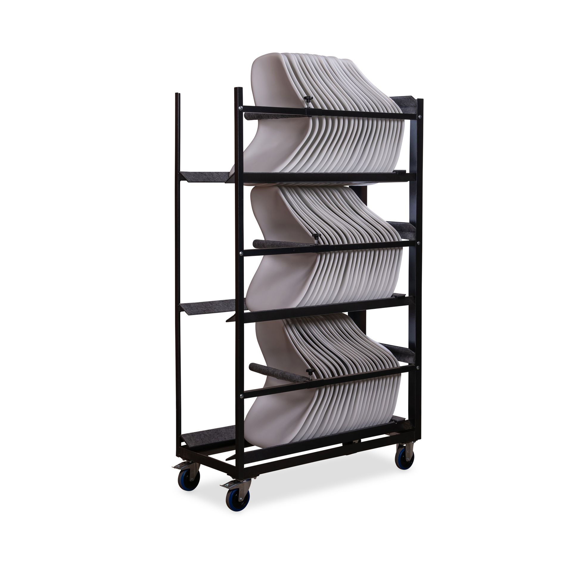 Keeve zitting Trolley, voor 60 zittingen, 53,5x120,5x195cm (LxBxH), T92010