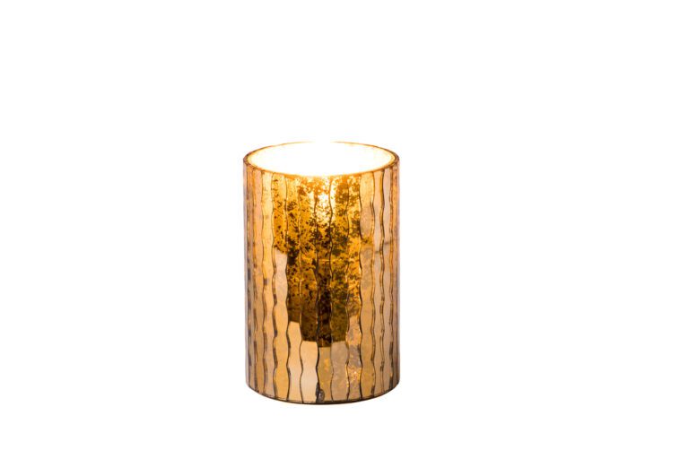 Lamphouder goud 7,5 x 12 cm
