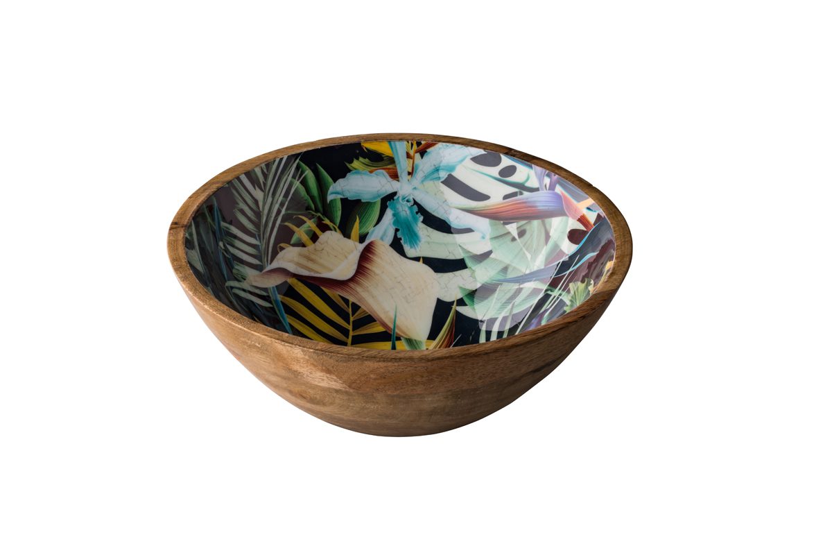 Houten schaal Botanic 30 cm