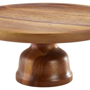 Acacia taartstandaard 33 x 13 cm