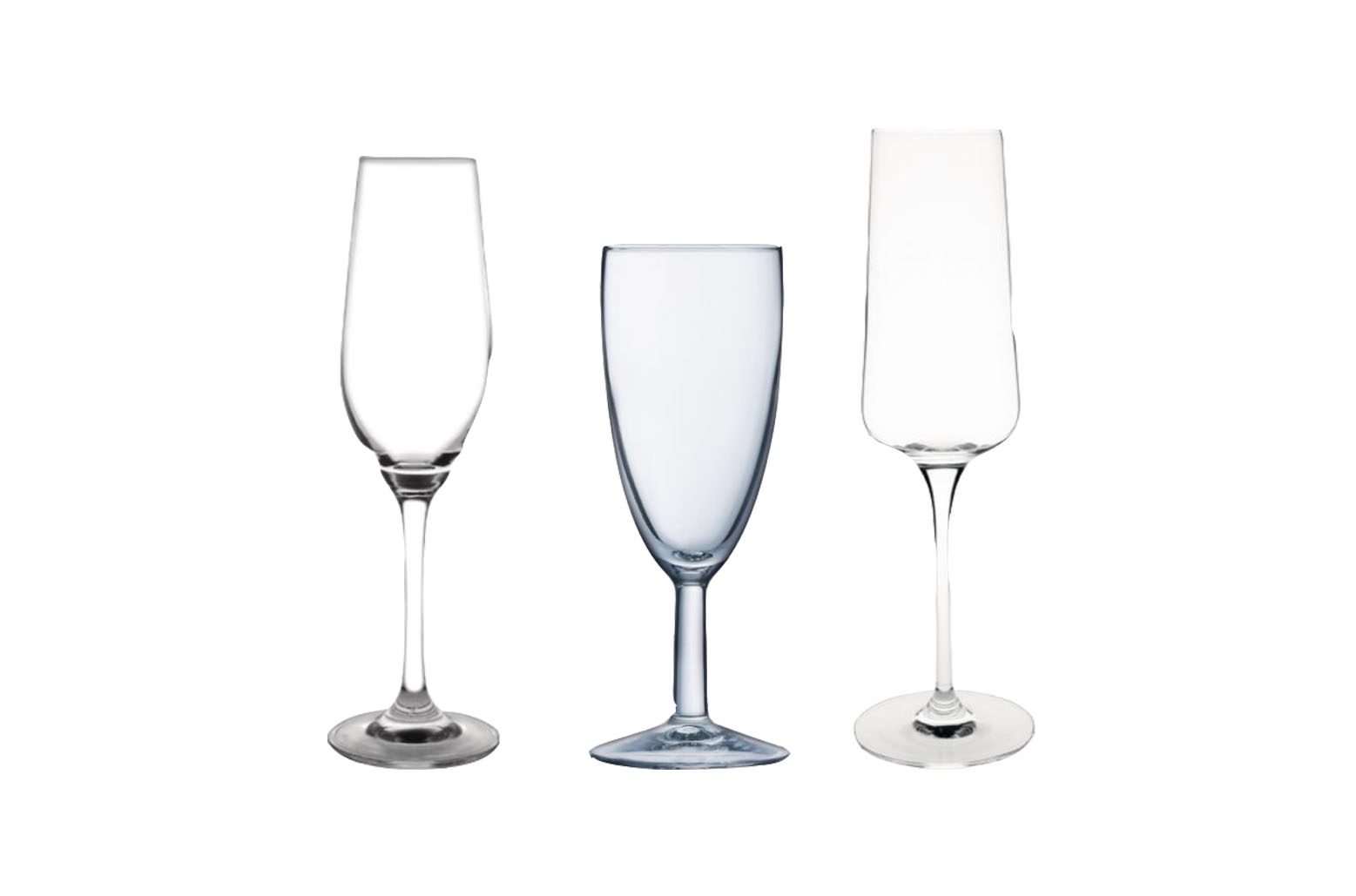 Metropolitan Champagne Schotel 300ml Helder - Set Van 4 Kristalijn Glas - Vaatwasser Veilig