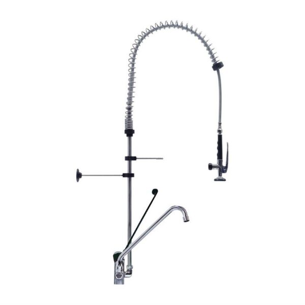 Gastro M hoge voorspoeldouche monobloc zwenkkraan handsfree