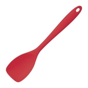Kitchen Craft siliconen pannenlikker lepelvormig rood 28cm