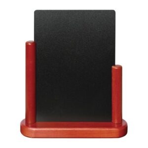 Securit tafelkrijtbordje mahonie 17×15,5cm